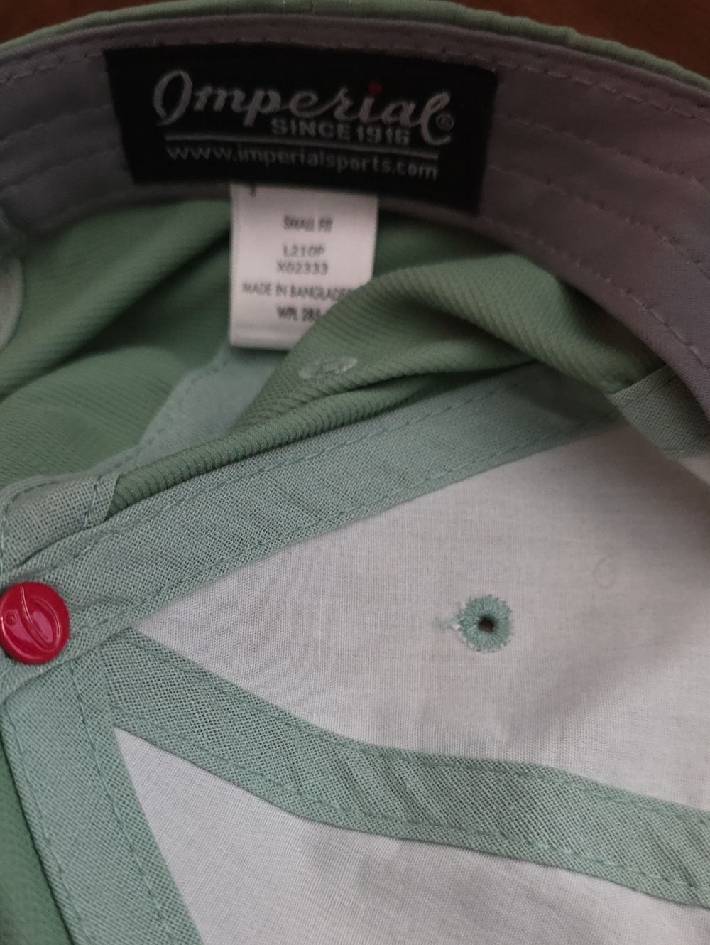 Torrey Pines Embroidered Golf Hat - Light Sage Green - Picture 4 of 5